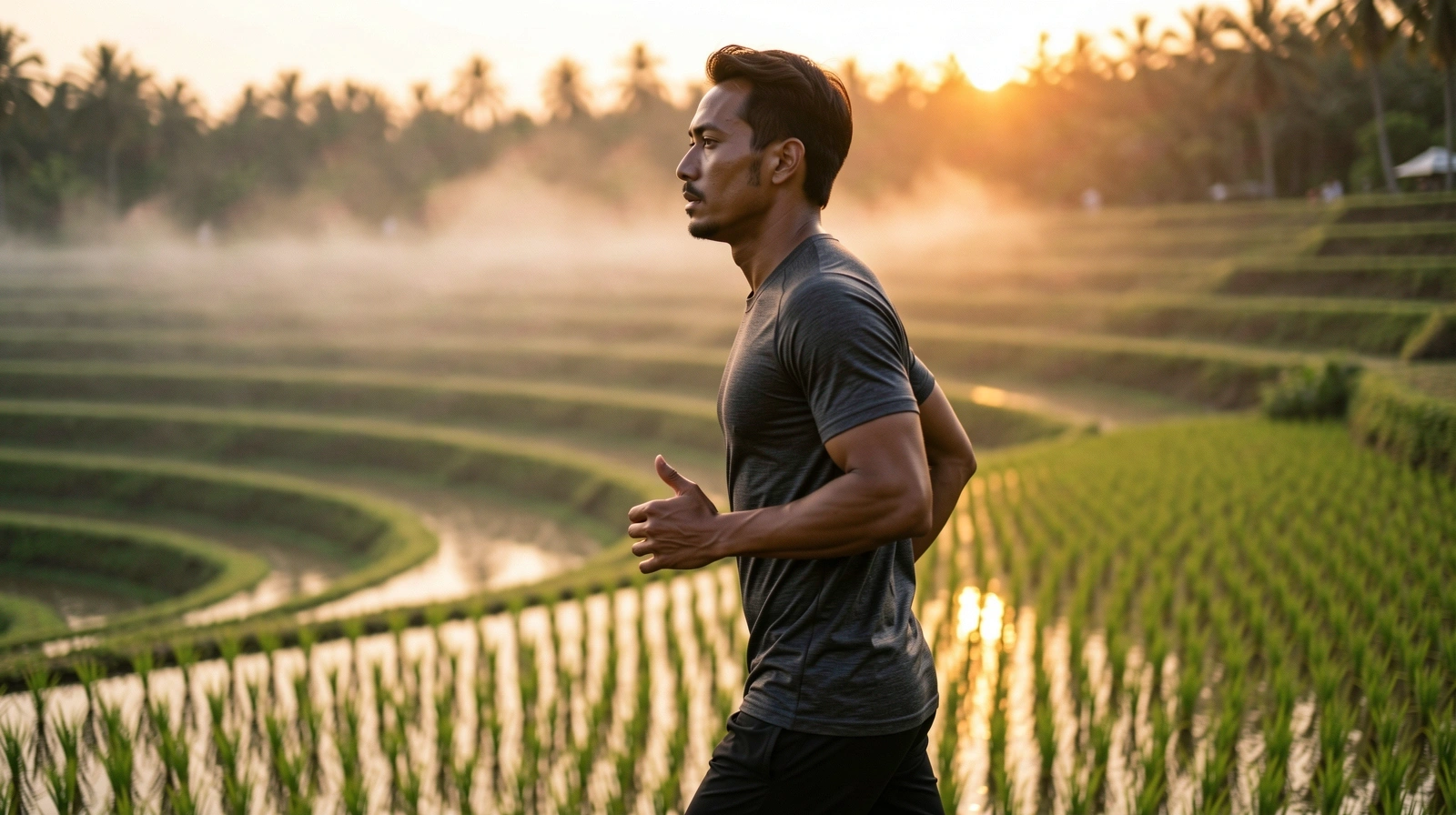 Active lifestyle in the Indonesian highlands